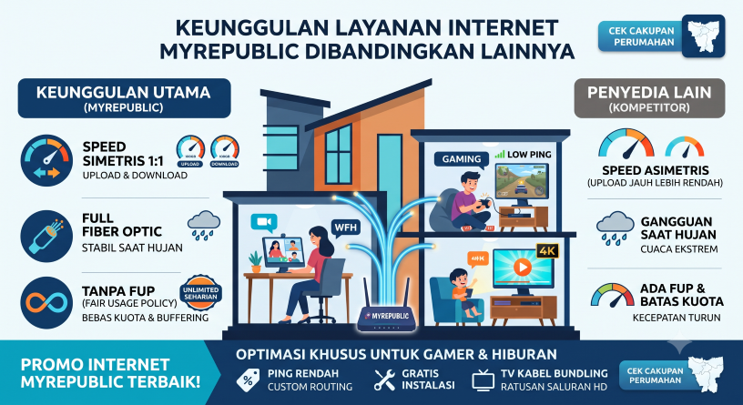 Keunggulan Internet MyRepublic